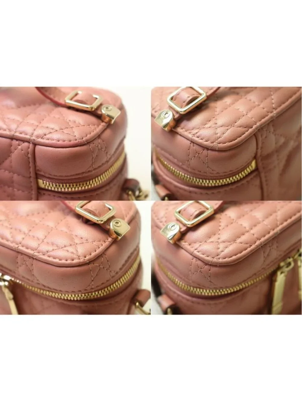 Dior Cannage Lambskin 2-Way Vanity Bag